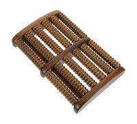 CLISPEED Wooden Foot Massager Roller Curved Plantar Relief Tool for Muscle Tension Compact Design for Travel Daily Use Promotes Better Sleep Overall Health