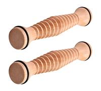 CLISPEED Wooden Foot Roller Promote 2pcs for Home Use Lightweight Timber Foot Sole and for Having A Rest Or Watching Tv