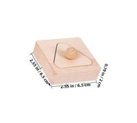 CLISPEED Wooden Geometry Shape Matching for Natural Sturdy Educational Sorting Blocks Enhances Hand-eye Coordination and Logical Thinking Skills Early Learning Cognitive Puzzle