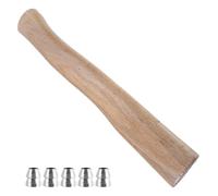 CLISPEED Wooden Handle Replacement with Steel Wedge, Easy to Install Tool Reinforcement and Woodwork Tools, for Builders and Carpenters in Garden and Lawn Care