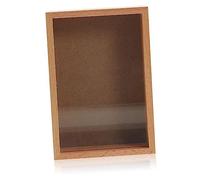 CLISPEED Wooden Money Saving Jar with Transparent Window Multifunctional Photo Frame Coin Bank for Adults and Compact Decorative Savings Box for Home and Creative Financial Management