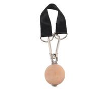 CLISPEED Wooden Pull Up Grips Hand Strength Exerciser for Upper Body Training Compact Elastic Pull Up Balls for Forearm Wrist Muscle Development and Grip Strength Improvement Home Workout