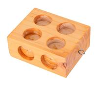 CLISPEED Wooden Slide Block for Physics Experiments Inclined Plane Slider Educational Stem Tool for Newtonian Dynamics and Friction Demonstrations in Classroom Labs