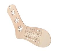 CLISPEED Wooden Sock Blockers for Knitting DIY Sock Blocking Forms Sturdy Smooth Surface Stocking Display Models for Handcrafted Shaping and Assurance