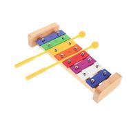 CLISPEED Wooden Xylophone with Notes for Early Music Education Labeled Keys for Easy Learning Glockenspiel Musical Instrument Enhancing Rhythm Skills and Cognitive Development