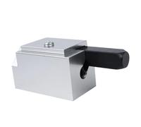 CLISPEED Woodworking Right Angle Square Tool Silver for Door Lock Groove Carpentry Carving with Adjustable Plates and Ergonomic Design for Furniture and Wood Crafts