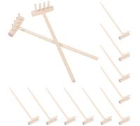 CLISPEED Zen Sand Rakes 12Pcs Bamboo Miniature Rake Set for Tea Art Sand Table Decoration and Meditation at Home or Office