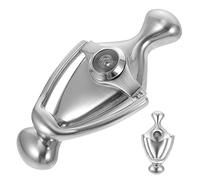 CLISPEED Zinc Alloy Door Knocker with Peephole Front Security Knocker for Home and Hotel Ergonomic Arc Design Easy Installation Resistant Door Viewer for Enhanced Safety