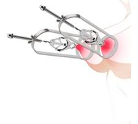 Clit Clamp Vaginal Clitorist Clamp Metal Clips Stimulation Torture Adjustable Nipple Pussy Clamps for Sex Pleasure Bedroom Play Non-Piercing Nipple Sex Toys Kinky BDSM Toys for Women Couples Advanced
