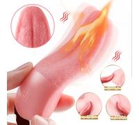 Clit Tongue Vibrator G-Spot Dildo Stimulator Oral Sex Toys for Women