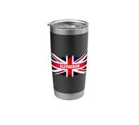 Clitheroe UK British Flag Stainless Steel Insulated Tumbler