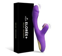 Clitoral Stimulator and G Spot Vibrator - Sucking Flapping and Oral Sex Toy - 3 in 1 Female Massager with 21 Modes - Discreet Quiet Waterproof Rechargeable Silicone Adult Toy