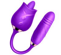 Clitorial Sucking Toy with 10 Intense Suction - Sex Toy with Tongue and Suck - Rechargeable Clit Sucker Nipple Stimulator Birthday Gifts for Women-m3