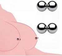 Clitoris Labia Nipple Clamps Bondage Fetish BDSM Powerful Magnetic Orbs 4 pcs for Adult Women Sex Toys