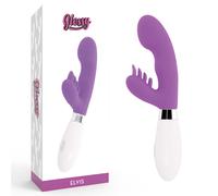 Clitoris vibrator rabbit elvis purple shiny, Width 90 mm, Length 220 mm, Depth 55 mm, Department WOMEN, Poids 0.195 Kg
