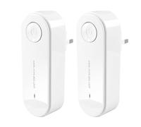 CLIUNT Dust Mite Controller, 2Pcs Ultrasonic Repeller Repellent Plug in, Loniser Air Purifier UK, Dustmite Killer for Breathing Asthma Allergies and Eczema Problems, Safe to Humans Pets