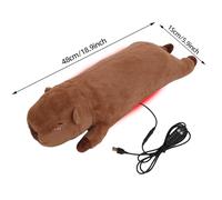 CLIUNT Electric Heat Pad for Period, USB Powered Menstrual Heating Heated Pad USB Powered Washable, Capybara Plush Heat Pad Electric, Heating Pad, Funny Women Kids Teenage Girls Birthday Gift Ideas
