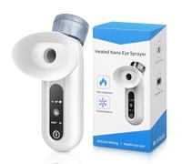 CLIUNT Eye Steamer for Dry Eyes, Steam Therapy Wand for Dry Eyes with Cold & Hot Compress Modes, Eye Mist Steam Sprayer, Moisturizing Hand Held Facial Sprayer for Eyes Face