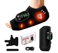 CLIUNT Foot Massager with Heat, Cordless Heated Ankle Massager, Heated Ankle Brace, Cordless Therapy Foot Massagers with 6 Heat Levels and 3 Vibration Modes, for Pain, Circulation, Swelling