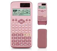 CLIUNT FX-991EX Scientific Calculator Pink, 552 Functions Engineering Calculator, A Level Maths Calculator for School Students, Business, Office