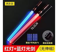 CLIUNT Star Wars Lightsaber, 2 Pack 7 Color LED Light Up Saber with Sound Effects, Light Sabers for Kids, Retractable Light Saber Sword Toys for Kids and Adults Cosplay Party Gifts