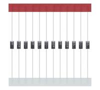 CLIVE-ALFIE 10PCS 1N4001 Rectifier Diodes 1A 50V, General Purpose Silicon Rectifier Axial Lead Diode