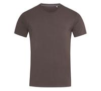 Clive Crew Neck Tee Stedman Stars Dark Brown S