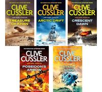 Clive Cussler’s Dirk Pitt 5-Book Collection: “Treasure of Khan,” “Arctic Drift,” “Crescent Dawn,” “Poseidon’s Arrow,” and “Havana Storm” - Epic Maritime Thrillers
