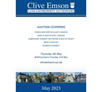 Clive Emson Land and Property Auctioneers: 4th May 2023 Auction Catalogue