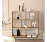 clive wooden display cabinet in oak