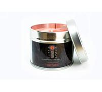 Clive's Candles, Limited Edition Fireside Scented Tin Candle, Exquisite Blend of Guaicwood, Amber, Birch Tar and Cedarwood, 40 Hours Burn Time