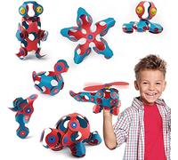 Clixo Crew 30 Piece Pack - The Flexible, Durable, Imagination-Boosting Magnetic Building Toy - Modern, Modular Designs for Hours of STEM Play. A Multi-Sensory Magnet Toy Experience Anywhere! Ages 4-99