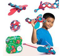 Clixo Grab & Go Magnetic Toy for Kids - Flexible, Durable, Imagination-Boosting Magnet Building Toy. An Educational Multi-Sensory STEM Experience. Great as a Travel Game. For Ages 4-99. 18 Piece Pack