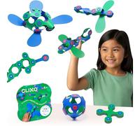 Clixo Grab & Go Magnetic Toy for Kids - Flexible, Durable, Imagination-Boosting Magnet Building Toy. An Educational Multi-Sensory STEM Experience. Great as a Travel Game. For Ages 4-99. 18 Piece Pack