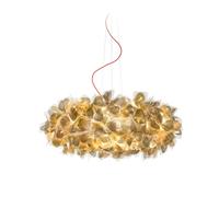 Clizia Mama Non Mama Pendant Large Gold/ Red Wire
