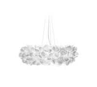Clizia Mama Non Mama Pendant Large White/ Transparent Wire