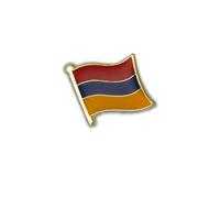 Clj Charles Le Jeune Armenia Flag Floating Pin - Armenian - Flags - Quality Finish - Pin - Pin - Badge - Pins Europe, Multicolored, One size