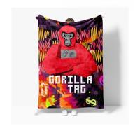 CLJKU Kids Gorilla Tag Blanket Boys Gorilla Tag Throws Blanket Children's Nap Blanket- Soft Lightweight Plush Cozy (P,XXS: 32in x 47in)