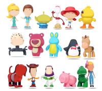 CLKDPNO Cartoon Action Figurines, 17 Pcs Story Figure Toys, Story Figures Model, Collectible Ornaments for Birthday Cake Toppers Desktop Decoration