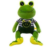 CLKDPNO Frog Plush Toy, Soft Frog Stuffed Animal, Animal Plush Dolls, Stuffed Cartoon Plushies Gift for Kids -30cm