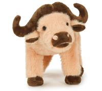 CLKDPNO Simulation Cow Plush Toy Realistic Stuffed Animals Cow Standing Buffalo Stuffed Animal Doll Christmas Plushie Toys Birthday Gift for Kids Friends(25cm,Brown)