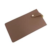 CLKE 1 Pcs Chef Knife Blade Guard, 8.5 Inch PU Leather Knife Guard, Meat Cleaver Blade Edge Protectors, Kitchen Knife Protective Cove(Brown)