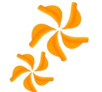 CLKE 10 Pack Lash Lift Pads, Silicone Lash Lift Shields, Lash Lift Tool for Eyelash Shield, Glueless Reusable Lash Lift Shields, for Home Beauty Enthusiasts(Orange)