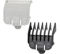 CLKE 2Pcs Clipper Guards for Wahl, with 4 Hair Combs, Professional Replacement Guide Combs & Detangling Comb Set for Wahl Clippers & Most Trimmers