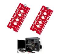 CLKE 2Pcs M2 + M.2 NGFF/NVME Length Extend Adapter, 2230, 2242, 2260, 2280, Multipurpose SSD Extension Bracket Card Plate for PC Computer Case
