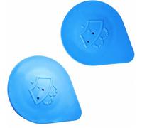 CLKE 2Pcs Wiper Wash Reservoir Cap, Windshield Reservoir Plastic Cover 28913AX600, Windscreen Wash for Nissan Micra Note K12 E11, for Nissan Micra Screen Wash Cap (Blue)