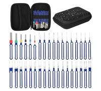 CLKE 36 PCS Terminal Removal Tool Kit, Pin Extractor Tool, Electrical Wire Connector Pin Removal Tool Kit with a Protective Bag for Car Automotive Most Connector Terminal