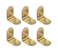CLKE 6 Pcs Small Hinges, Rounded Edge Folding Hinge, Flip Top Hinges, 180 Degree Flip Hinge, for Home Furniture Hardware Cabinet Closet Door Drawer Wood Box