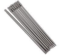 CLKE 8Pcs Torx Bit Set, 200mm Long Magnetic Torx Screwdriver Bits, 1/4" Hex Shank Star Driver Drill Bits, T8 T10 T15 T20 T25 T27 T30 T40, Tamper Proof Security Bits