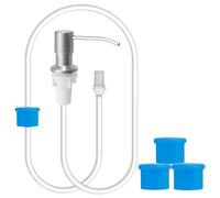 CLKE Dish Soap Dispenser for Kitchen Sink, Stainless Steel Countertop Built in Sink Soap Dispenser Pump Head with 1.0 M Extension Tube for Kitchen Bathroom